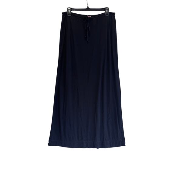 Victoria’s Secret Sheer Black Maxi Skirt L Adjustable Waist NWT Vintage Y2K - Picture 2 of 5